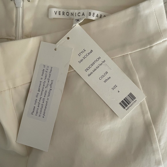 NWT Veronica Beard Atlantic Ankle Kick Flare Pants, Sz 4 - Picture 6 of 8